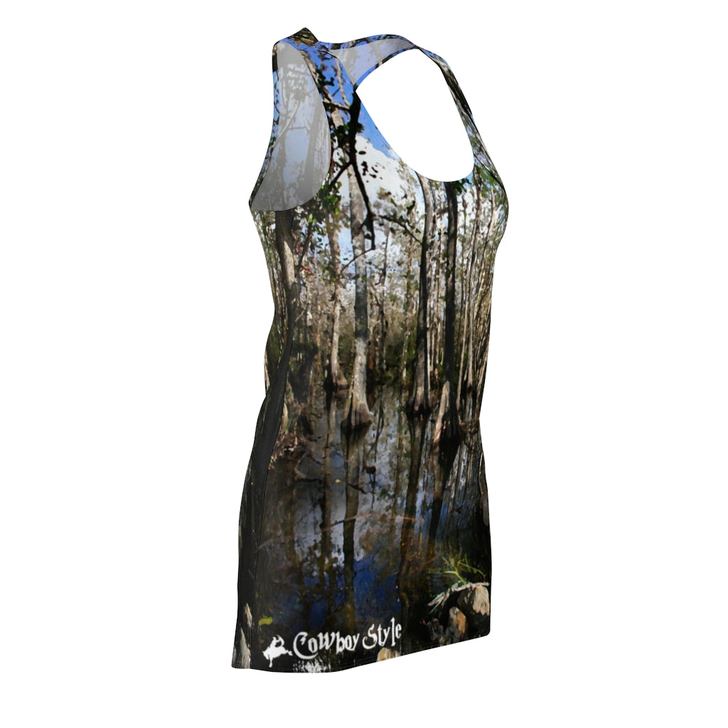 Thatxpression Fashion Cowboys Swag Themed Racerback Dress 